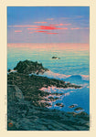 Morning of Cape Inubo by Hasui