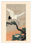 Two Cranes and Sunset by Koson