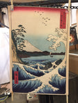 Wave and Boat with Mount Fuji by Utagawa Hiroshige